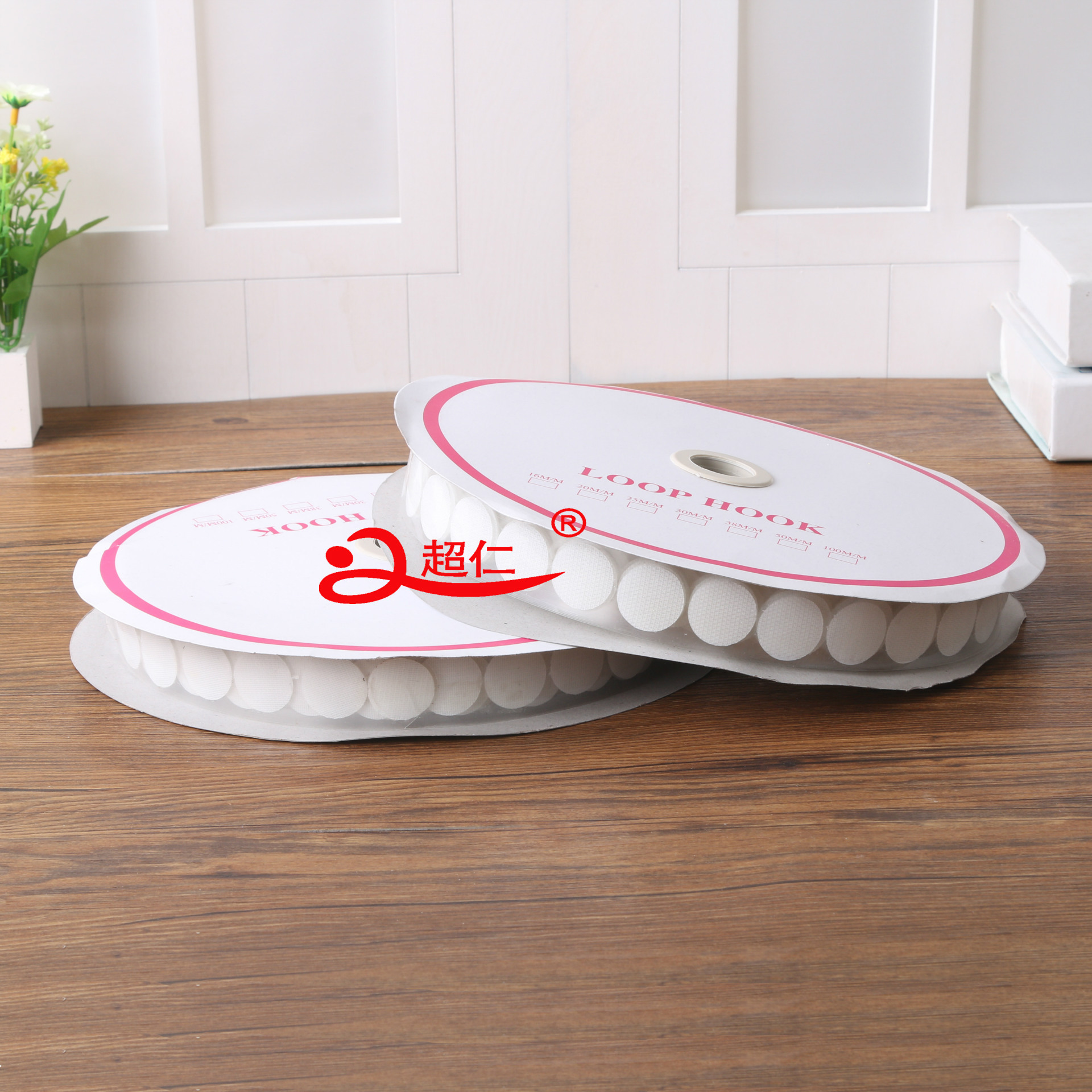 Back Glue Punch Velcro Dot Custom Cut Punch Circle Shape Waste Transparent Film With Glue Diy Sales