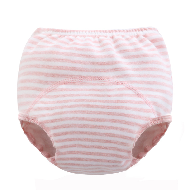 Colored cotton learning pants new cloth diapers three layers of lesbian pants Application Scenario