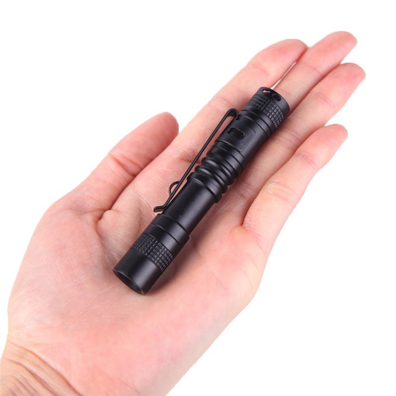 Cross-border mini flashlights, aluminum alloy pen-shaped household flashlights, AAA outdoor high-intensity flashlights wholesale Specification image
