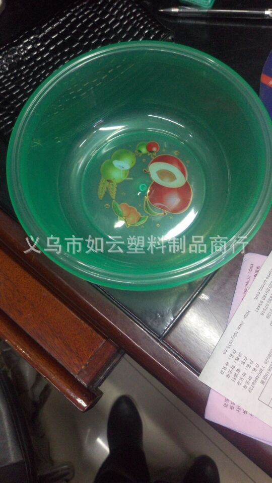 批发供应塑料脸盆 20加厚透明盆 洗脸盆