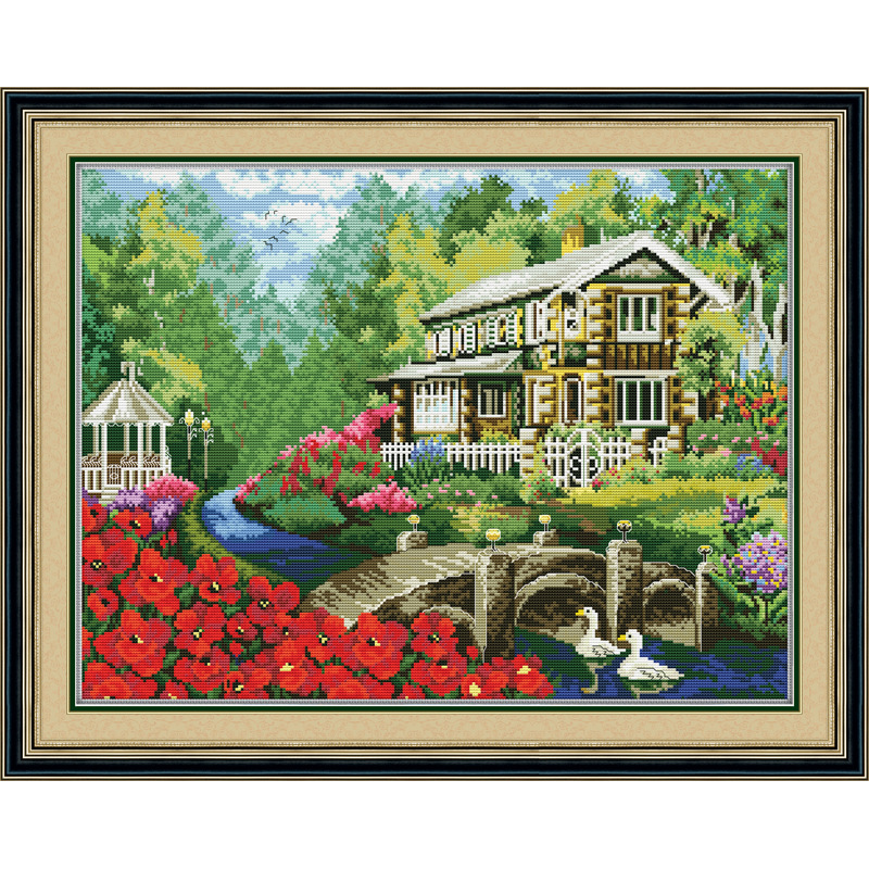 Wholesale of new cross-stitch fabric sets and handcrafted items for a leisurely and elegant home
