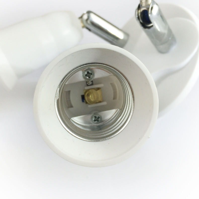 Supply E27/E40 to 3E27 universal head conversion lamp head and lamp socket Item Picture