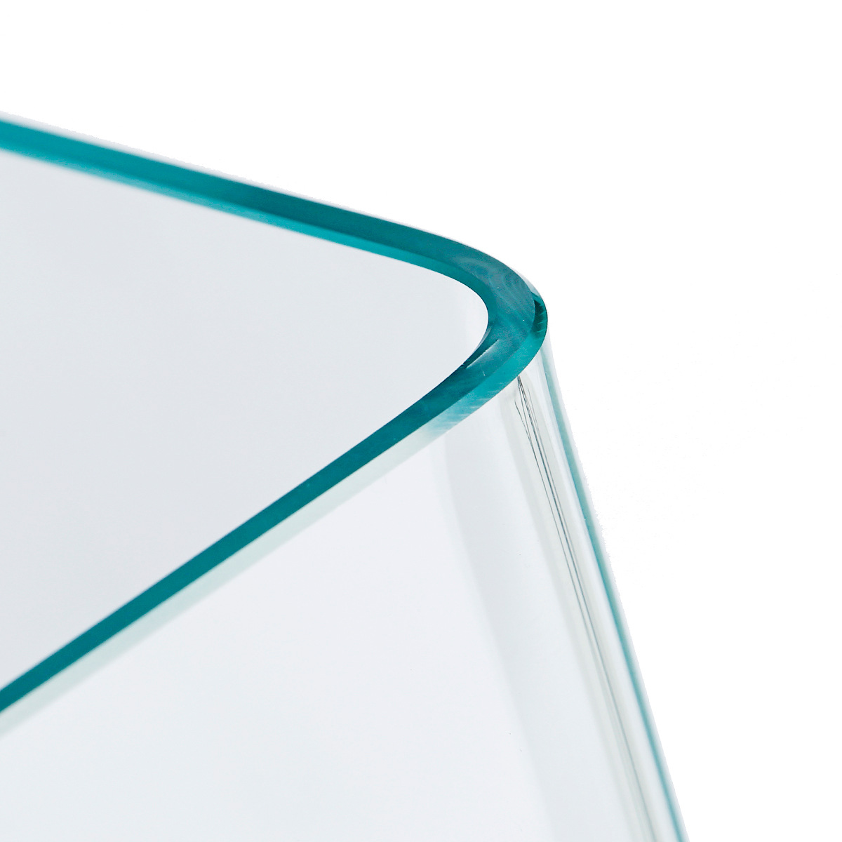 生态鱼缸水族箱 中小型透明玻璃套缸 方形迷你热弯金鱼缸厂家批发详情图5