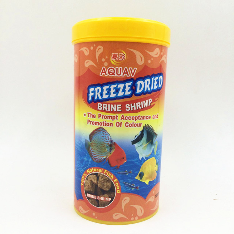 Wholesale Baojie FD Brine shrimp freeze-dried shrimp for export trade fish feed fish food fish food full figure