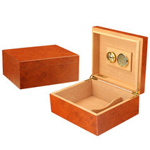 LUXFO雪松木雪茄盒便携式雪茄盒雪茄保湿盒时尚雪茄收纳盒礼品