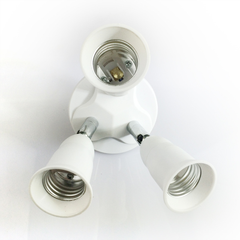Supply E27/E40 to 3E27 universal head conversion lamp head and lamp socket Application Scenario