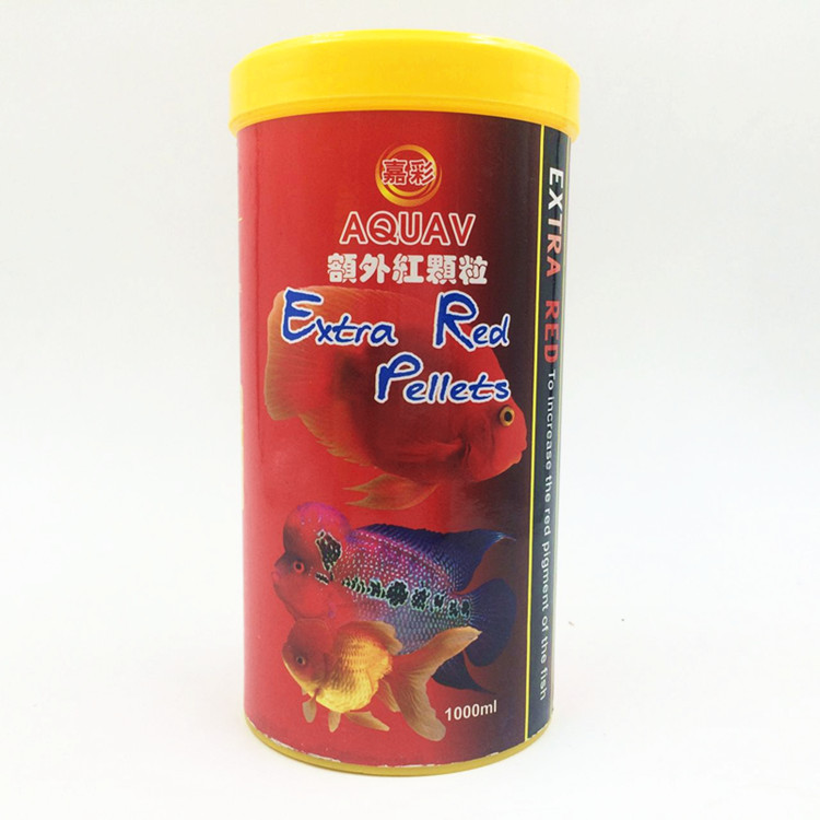 Baojie alimentos para peces al por mayor granular rojo Extra pellet rojo para peces pequeños granular comida para peces details Picture