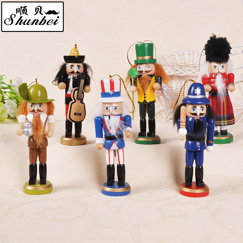 New 12CM six series of nutcracker furniture creative car desk office furniture crafts