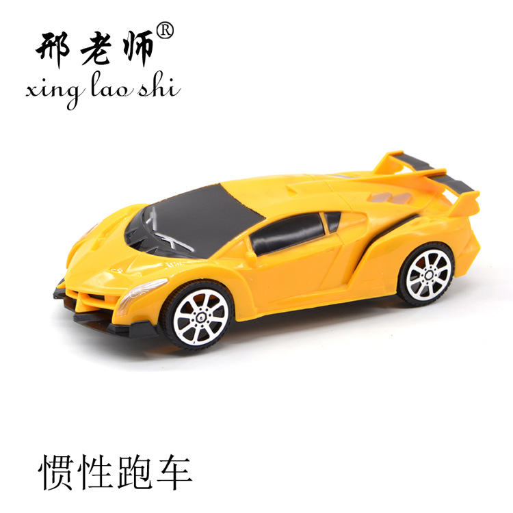 Inertial sports car technology small creations, small inventions, car models, car model toys, Teacher Xing details Picture