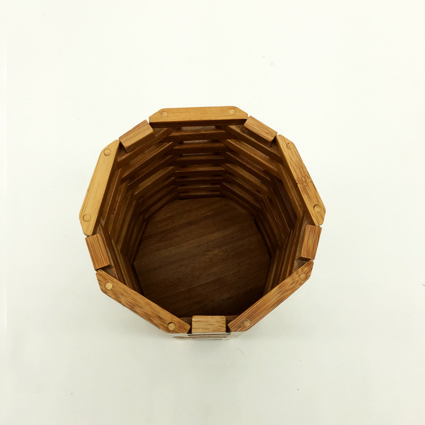 Natural Bamboo Drain Chopsticks Container Korean Creative Bamboo Chopsticks Container Bamboo Container Kitchen Bamboo Container Pen Container Manufacturer Direct Sales Item Picture