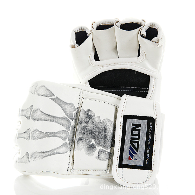 五龙分指鬼手pu立体拳击手套格斗散打拳套搏击鬼影85129