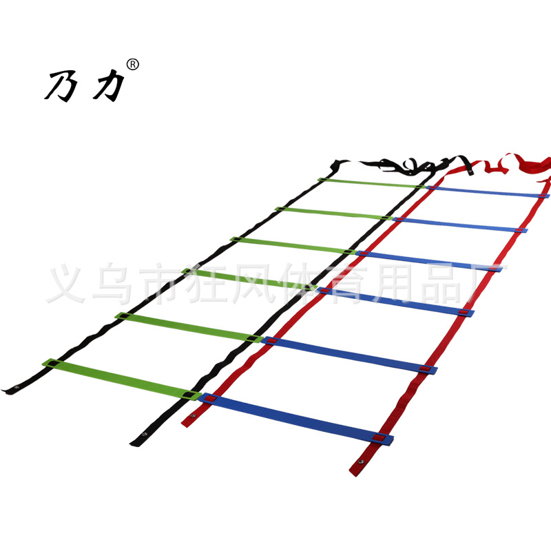 6-meter agile ladder with connecting buckles, step training ladder, speed ladder training, soft rope ladder, football training, jump ladder Application Scenario