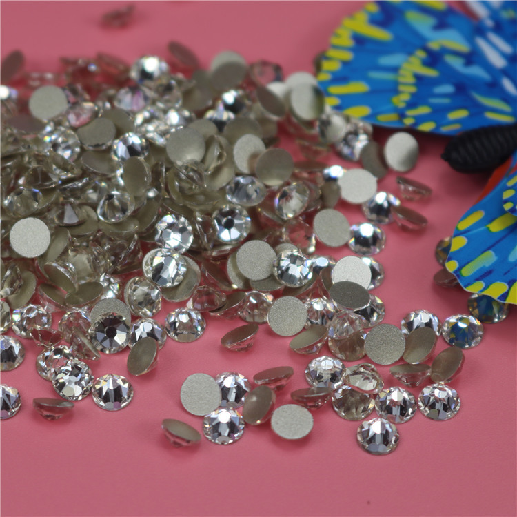 New Aaa Flat Bottom Diamond White Eight Eight Small Nail Sticker Diamond Gold Bottom Accessories Ab Magic Nail Accessories Item Picture