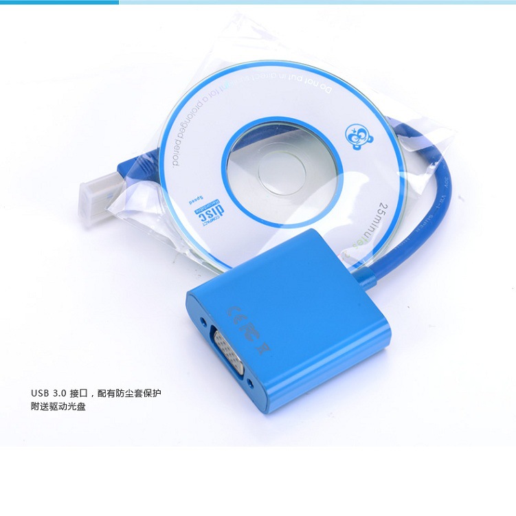 usb to vga projector port External graphics card USB 3.0 to VGA converter Monitor conversion cable details Picture
