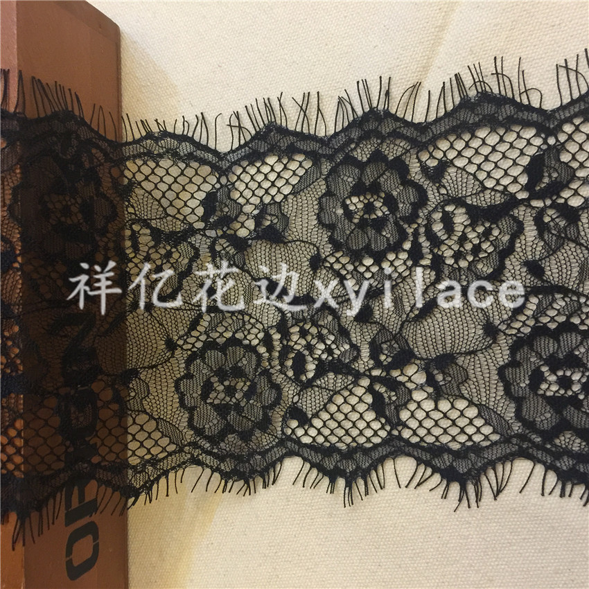 j467 factory direct supply of eyelash lace fabric and clothing accessories in stock. New lace styles available details Picture