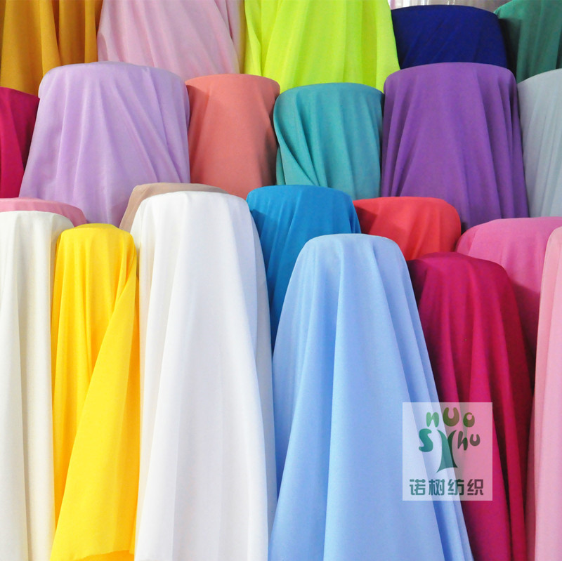 Polyester fabric, micro-elastic clothing, skirt fabric, toys, puffy skirts, textile craftsmanship, headwear, hair accessories, chiffon elastic fabric details Picture