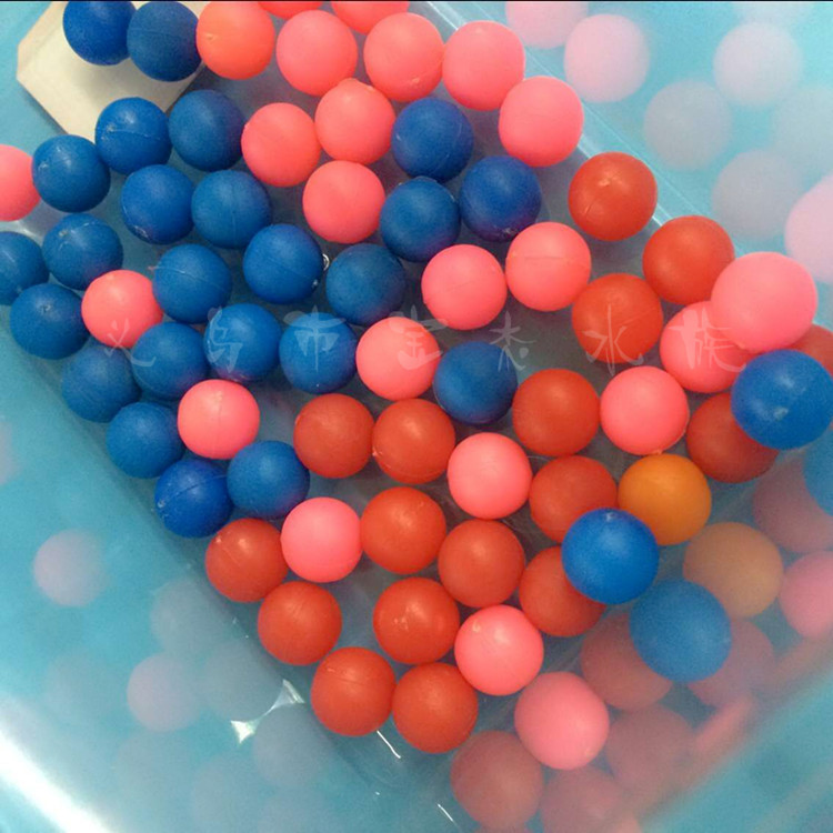 Wholesale fish tank plastic solid color non-porous beads aquarium decorative beads matte 10mm full figure