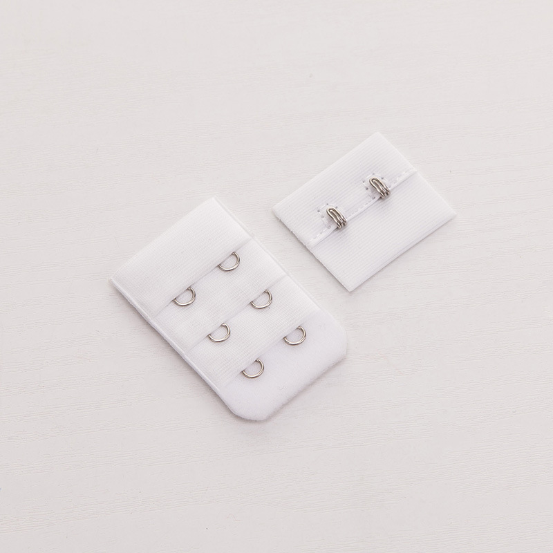Three-row two-button matching mother-child buckle stainless steel bra back buckle 3-row two-button matching underwear hook factory direct sales Specification image