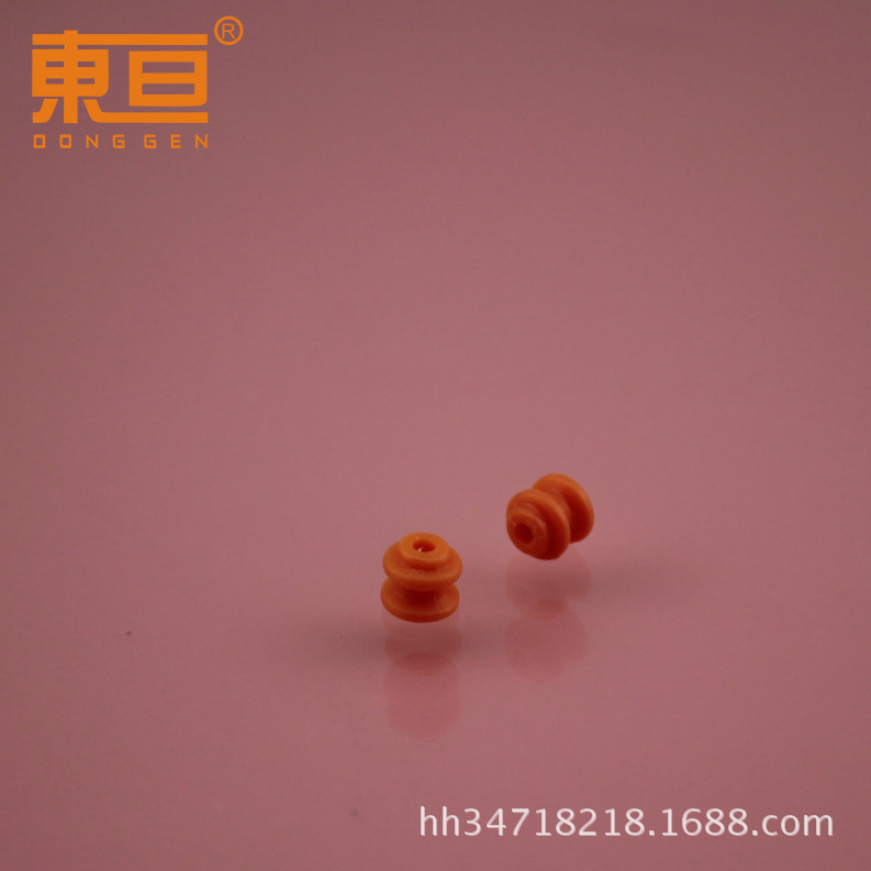 Φ62A soft orange-red soft rubber motor pulley easy installation version small pulley diameter 6mm tightly fitted with 2mm shaft Specification image