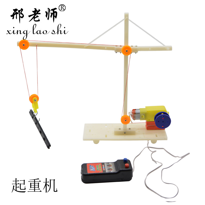 Homemade cranes, homemade hoists, tech gadgets, diy toy models, educational toys