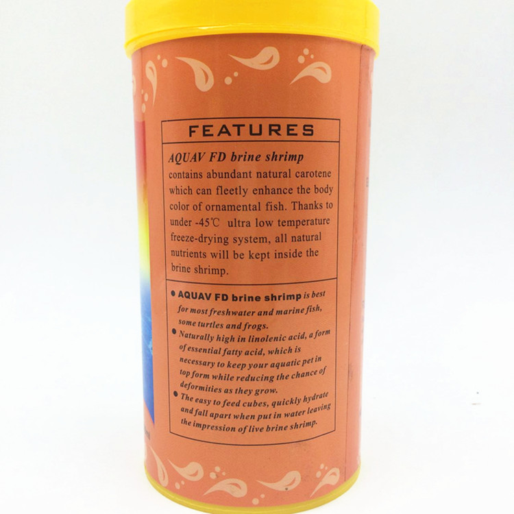 Wholesale Baojie FD Brine shrimp freeze-dried shrimp for export trade fish feed fish food fish food Specification drawing