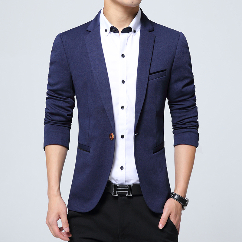 Manufacturer's cross-border exclusive supply of casual suits, men's plus-size small suits wholesale, Korean-style jackets, men's slimming 1416