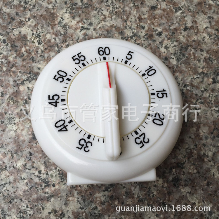 Mechanical timer/large circular countdown timer/spring timer/kitchen reminder/cartoon household items Specification image