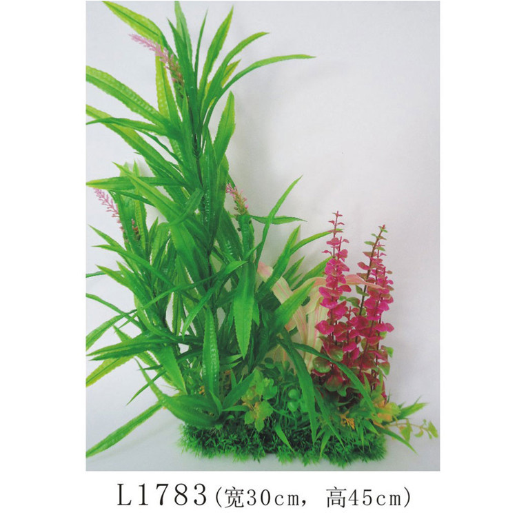 Wholesale large-sized Baojie supplies plastic water plants, simulated plastic artificial grass, and plastic flowers and plants series at discounted prices Item Picture