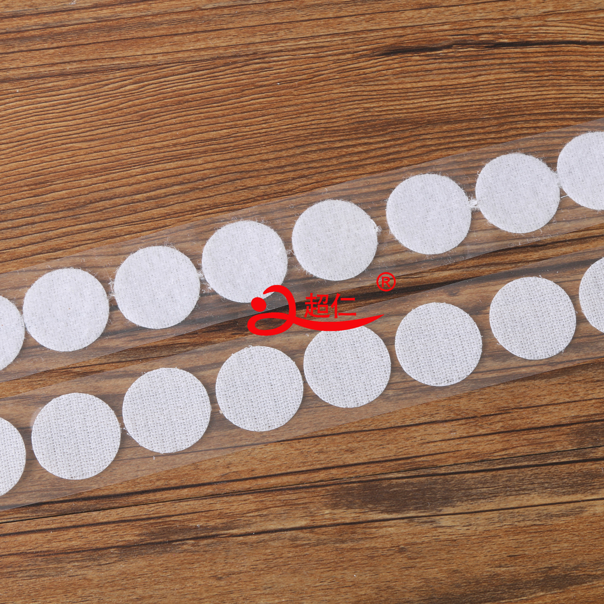 Back Glue Punch Velcro Dot Custom Cut Punch Circle Shape Waste Transparent Film With Glue Diy Sales details Picture