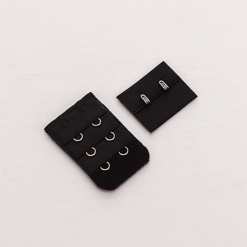 Three-row two-button matching mother-child buckle stainless steel bra back buckle 3-row two-button matching underwear hook factory direct sales Item Picture