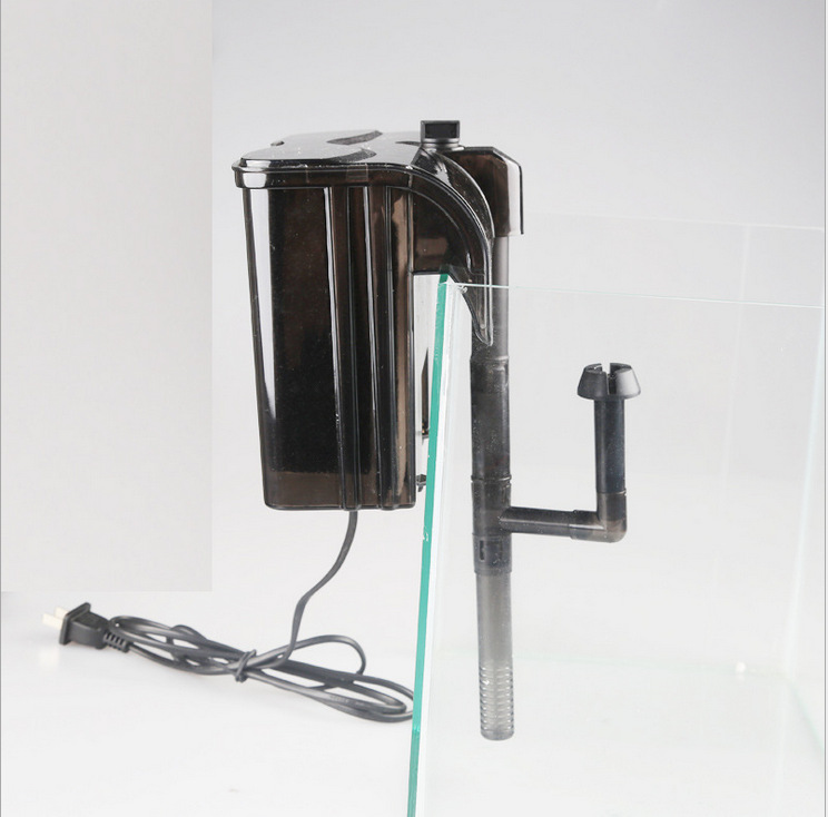 Fish tank wall-mounted aquarium filter, aquarium back-mounted waterfall filter with oil stain treatment Specification image
