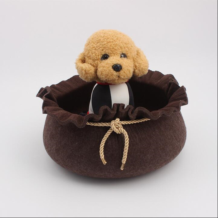 Wholesale manufacturer, wholesale cat beds, dog beds, pet beds, felt, pet beds, four-season fashionable wool felt for warmth