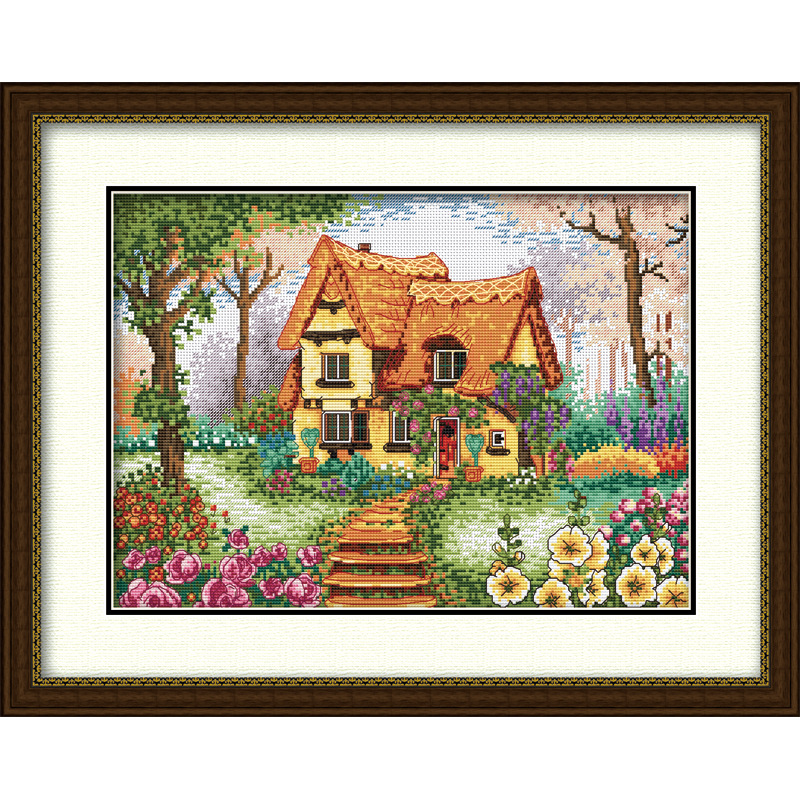Wholesale printed cross-stitch handicraft material packages wholesale Love's Little Nest