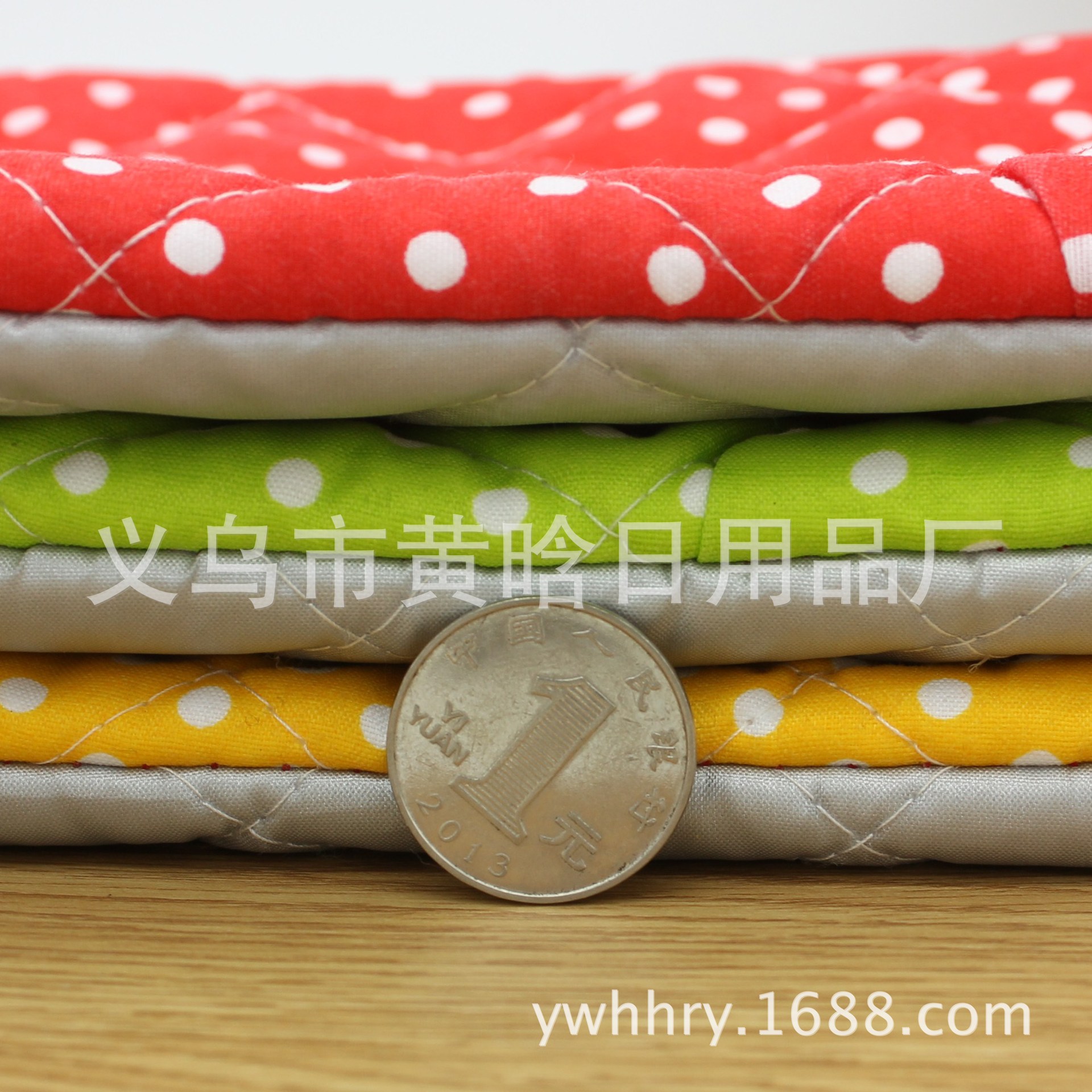 【LOVELY HOME】【 Hold Jia 】 Polka dot microwave oven heat insulation heat resistant oven baking gloves Electrical advertising promotional gifts details Picture