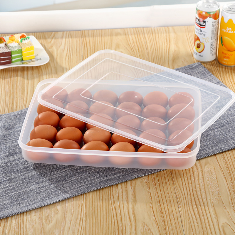 简约款鸡蛋盒/塑料食物保鲜产品图