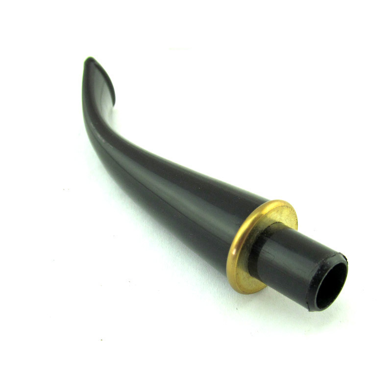 木香烟斗烟嘴白底实物图