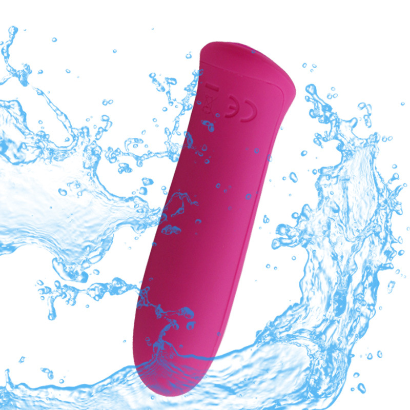 Mini silicone bullet-shaped strong vibration massage silicone vibration sticks are available in stock Specification drawing