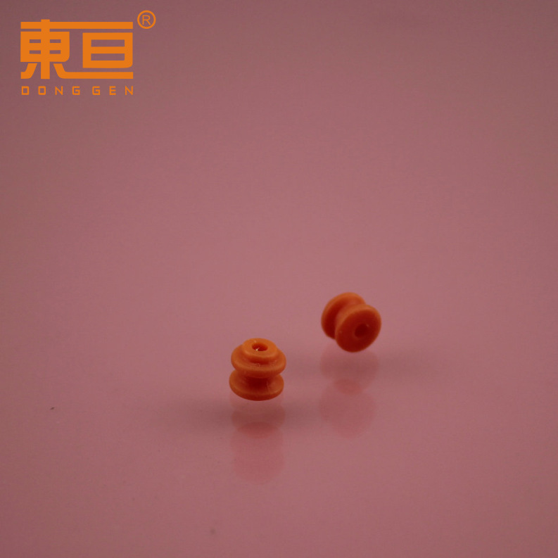 Φ62A soft orange-red soft rubber motor pulley easy installation version small pulley diameter 6mm tightly fitted with 2mm shaft