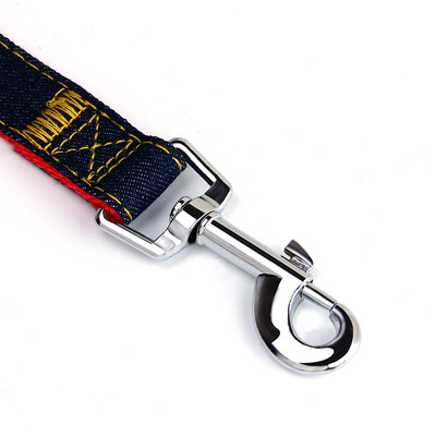 Manufacturers Direct Denim Sewing Fabric Pet Chest Back Lead Rope Thickened Wear-Resistant Quality Dog Rope Dog Rope Pet Specification drawing