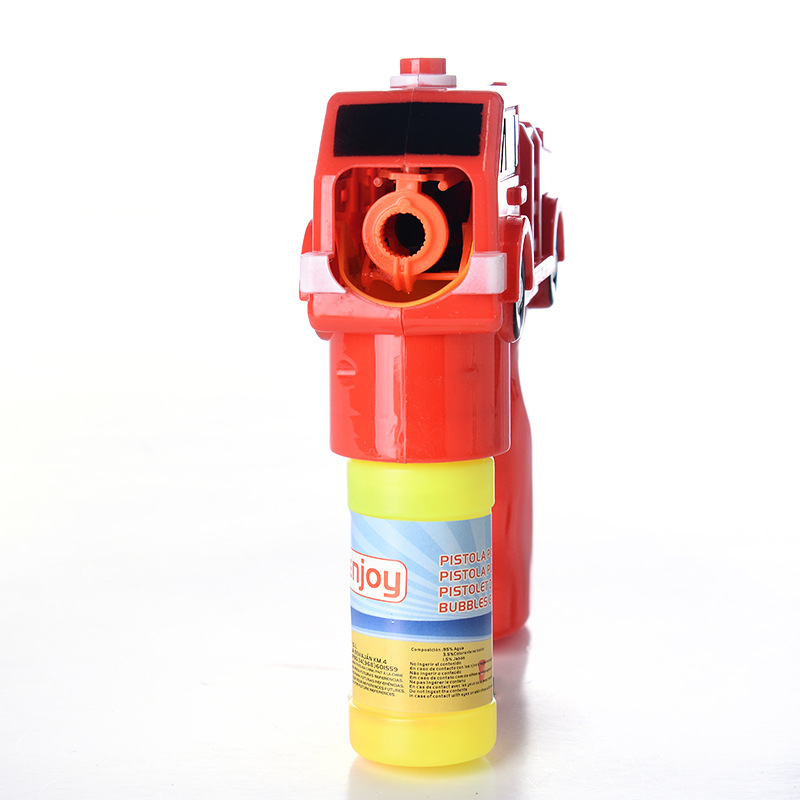 Children's Manual Inertial Fire Truck Bubble Gun Automatic Environmental Protection Anti-Drop Bubble Machine Children's Stall Hot Toys Children's Toy Bubble Machine Bubble Machine Bubble Gun Bubble Machine Children's Toys Application Scenario