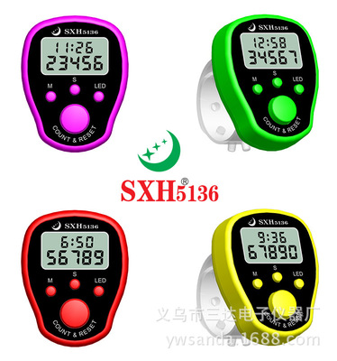 306 عدّاد جديد بالليزر عالي الجودة يعمل بالساعة مع عدّاد الأصابع الزمنية Item Picture