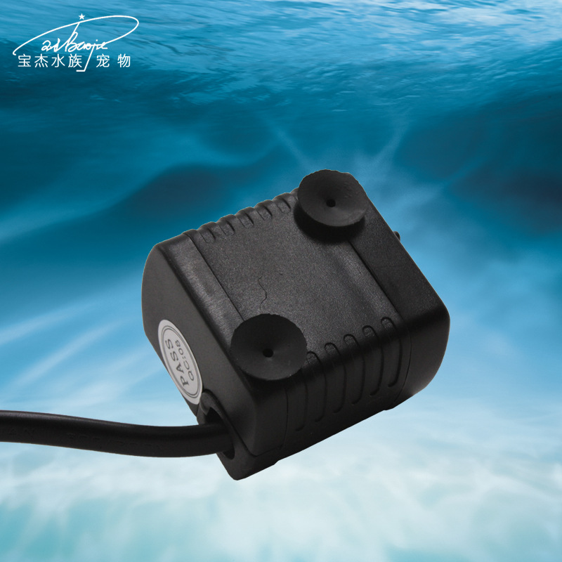 Wholesale of Baojie fish tank submersible pumps, ultra-quiet small household filter pumps, aquarium and rockery circulation water pumps Application Scenario