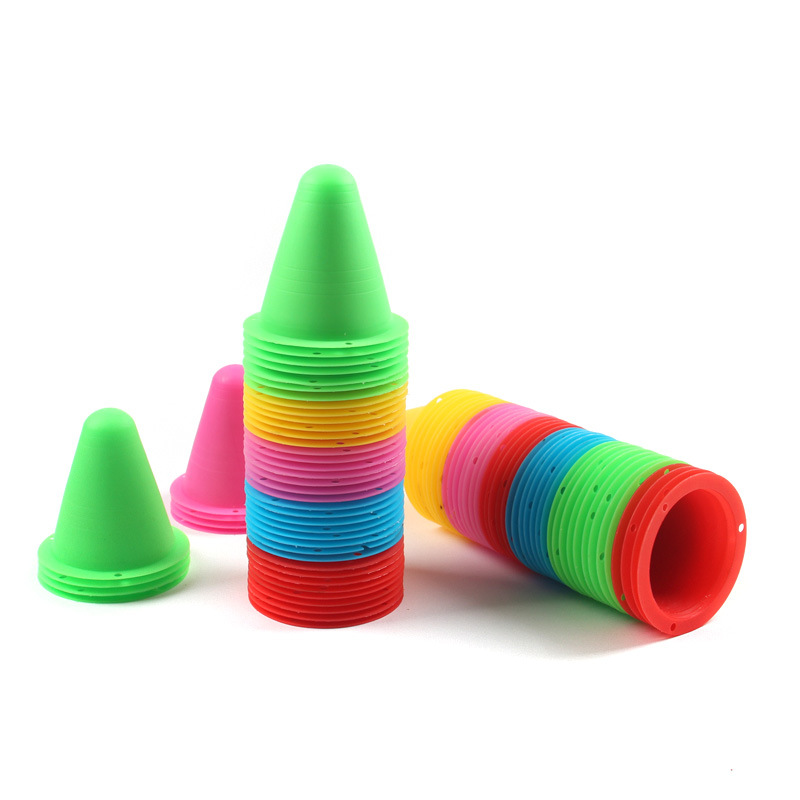 Skates roadblock roller block pile Flat flower pile practice obstacle pile soft pile roller block pile Item Picture