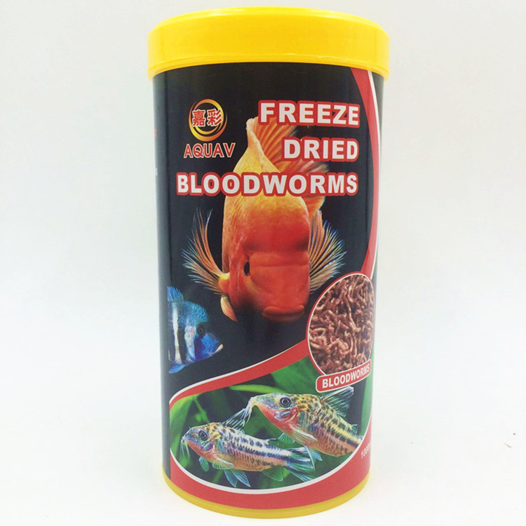 Baojie fish feed congelación seca red worm FD Bloodworm asequible comida de pescado al por mayor comida de pescado alimentación de peces details Picture
