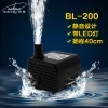 Fish tank filtration submersible pump, micro water pump, silent small household water pump, aquarium supplies with led light details Picture