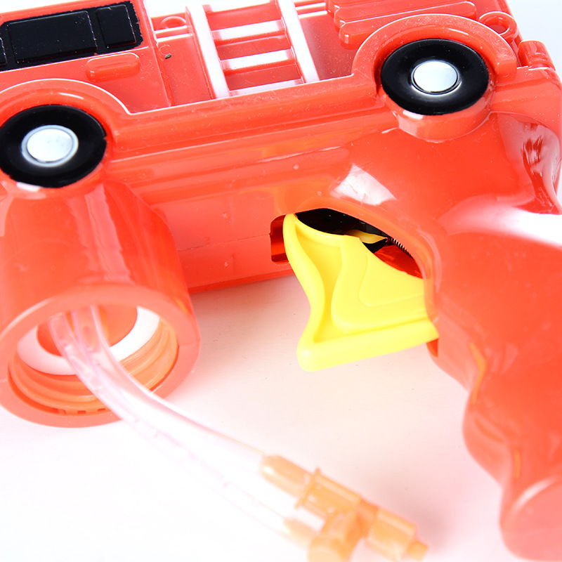 Children's Manual Inertial Fire Truck Bubble Gun Automatic Environmental Protection Anti-Drop Bubble Machine Children's Stall Hot Toys Children's Toy Bubble Machine Bubble Machine Bubble Gun Bubble Machine Children's Toys Specification drawing