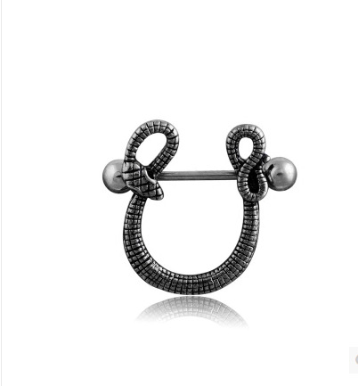 Cross-border commodity fashion piercing jewelry non-mainstream breast nails breast ring sexy medical steel umbilical ornaments Item Picture