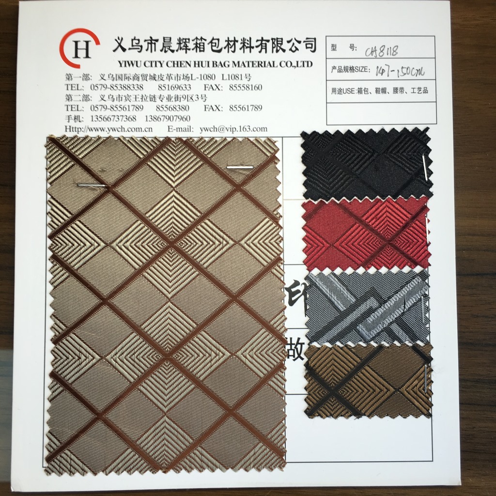 Factory direct sales and wholesale of bag textile fabric, jacquard fabric, letter foam, large jacquard, in stock supply