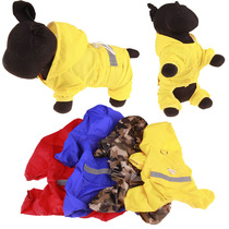 Pet clothing raincoat Double-layer dog raincoat four seasons dog pet clothing wholesale very good brand stock