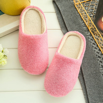 New Yutu velvet soft sole home silent slippers indoor cotton slippers non-slip wooden floor silent soft sole cotton mop